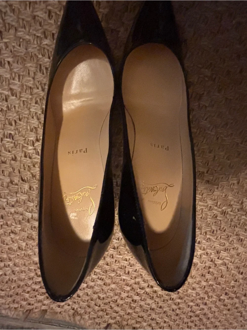 Christian Louboutin 85 mm Pumps - Patent calf leather - Black - Women 37 1/2